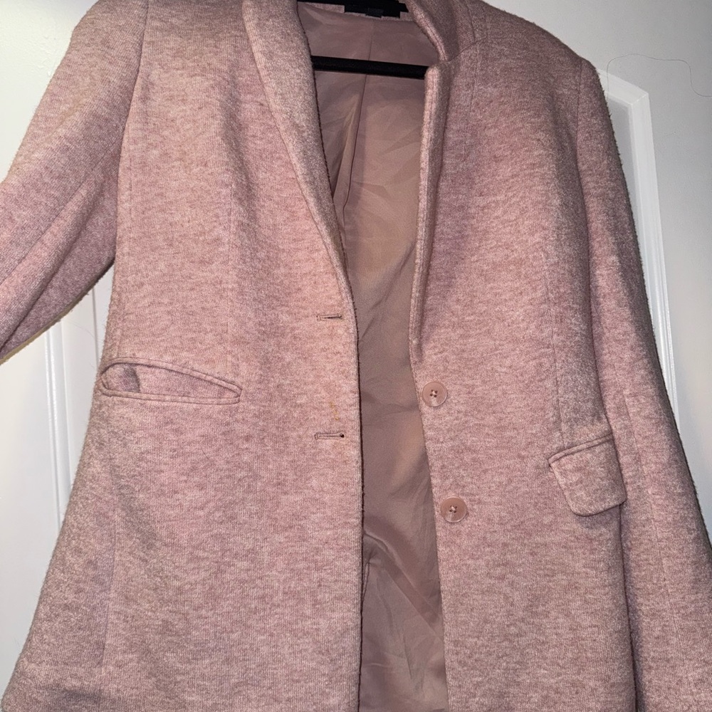 Elegant Pink Women's Coat